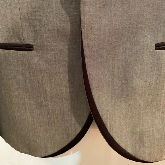 TOPMAN Men’s Grey Blazer Sz 40 - Picture 6 of 9
